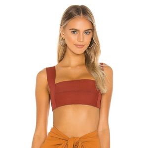 Beautiful bandeau style bralette crop top by HAIGHT XS